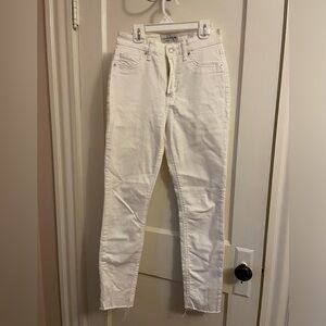 Lucky Brand White Skinny Jeans SZ 2/26